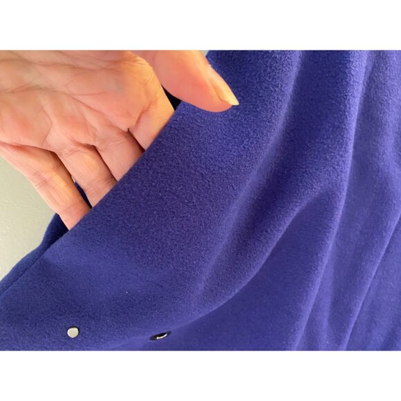 Catherines Purple Open Front Coat Grommet Detail 2X 22/24W - Picture 5 of 10